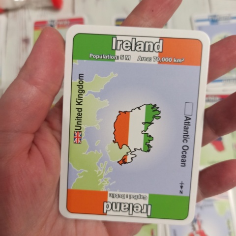 MAPOMINOES - EUROPE - gra z krajami Europy