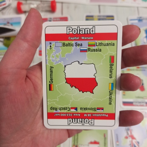 MAPOMINOES - EUROPE - gra z krajami Europy