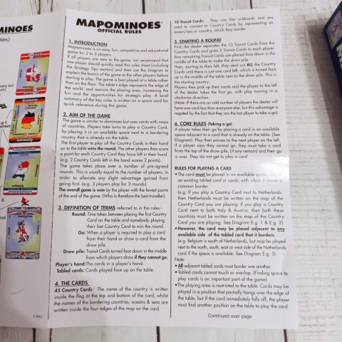 MAPOMINOES - EUROPE - gra z krajami Europy