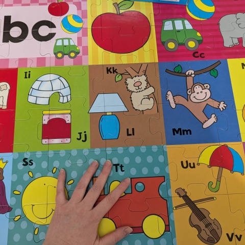 My First ABC - Giant Alphabet Floor Puzzle 52x82,7 cm