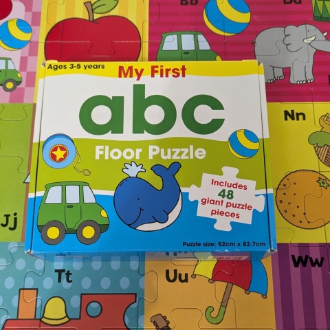 My First ABC - Giant Alphabet Floor Puzzle 52x82,7 cm