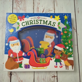 Priddy Books - CHRISTMAS - książka + elementy do układania