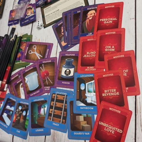 Sleuth! po angielsku - Murder Mystery Board Game - gra detektywistyczna