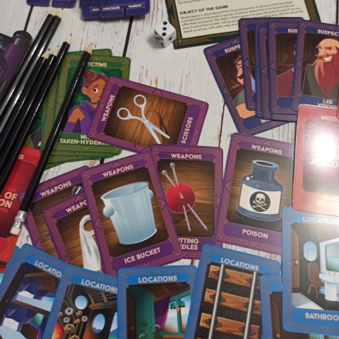 Sleuth! po angielsku - Murder Mystery Board Game - gra detektywistyczna