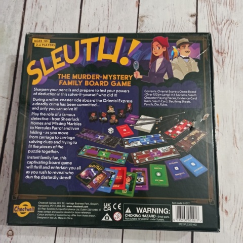 Sleuth! po angielsku - Murder Mystery Board Game - gra detektywistyczna