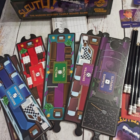 Sleuth! po angielsku - Murder Mystery Board Game - gra detektywistyczna