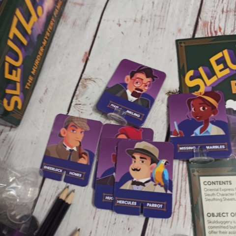 Sleuth! po angielsku - Murder Mystery Board Game - gra detektywistyczna