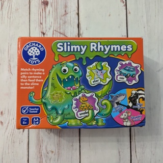 Slimy Rhymes - Orchard Toys - podstawowe słówka, rymy, karmienie potworka