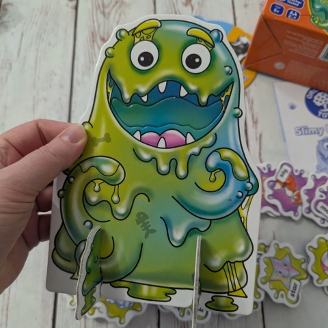 Slimy Rhymes - Orchard Toys - podstawowe słówka, rymy, karmienie potworka