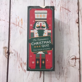 The Nutcracker's Christmas Quiz - quiz świąteczny po angielsku - karty w kształcie dziadka do orzechów