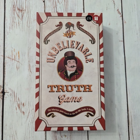 Unbelivable Truth Game - gra na rozumienie tekstów i odpowiadanie na pytania T/F, NOWA