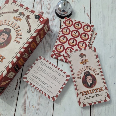 Unbelivable Truth Game - gra na rozumienie tekstów i odpowiadanie na pytania T/F, NOWA