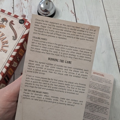 Unbelivable Truth Game - gra na rozumienie tekstów i odpowiadanie na pytania T/F, NOWA