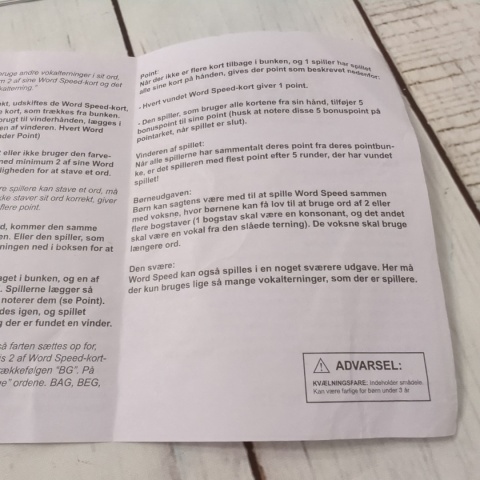 Word Speed Dice Slide Game - układanie wyrazów z literami z kości i kart