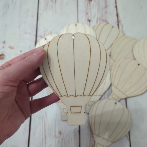 ZESTAW drewniane balony - 10 sztuk