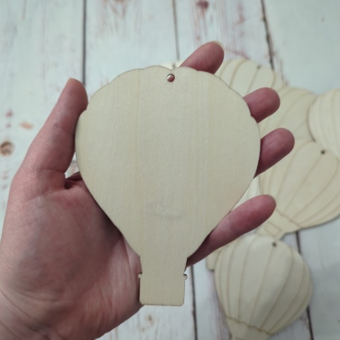 ZESTAW drewniane balony - 10 sztuk