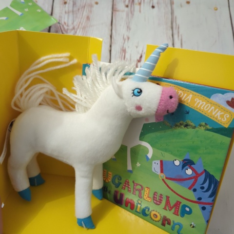 Zestaw Julia Donaldson - Sugarlump and the Unicorn - Pluszowy Jednorożec i Książka po angielsku