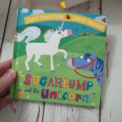 Zestaw Julia Donaldson - Sugarlump and the Unicorn - Pluszowy Jednorożec i Książka po angielsku