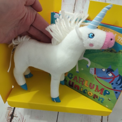 Zestaw Julia Donaldson - Sugarlump and the Unicorn - Pluszowy Jednorożec i Książka po angielsku
