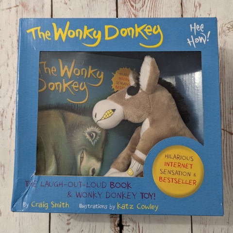 Zestaw The Wonky Donkey Book & Toy Boxed Set - Pluszowy Osiołek i Książka po angielsku