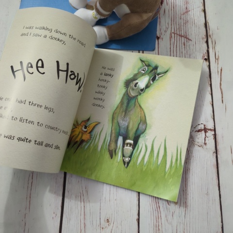 Zestaw The Wonky Donkey Book & Toy Boxed Set - Pluszowy Osiołek i Książka po angielsku