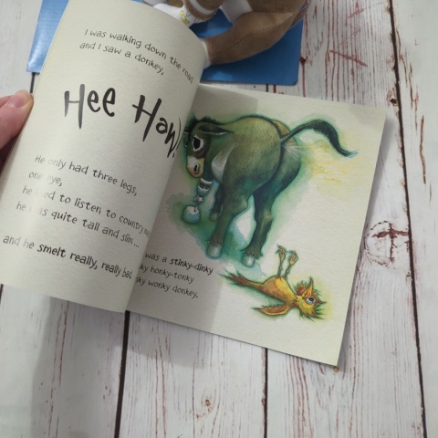 Zestaw The Wonky Donkey Book & Toy Boxed Set - Pluszowy Osiołek i Książka po angielsku