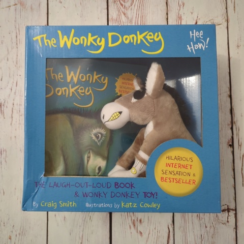 Zestaw The Wonky Donkey Book & Toy Boxed Set - Pluszowy Osiołek i Książka po angielsku