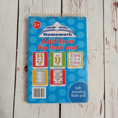 Addition flip flash pad - zestaw kart do nauki dodawania