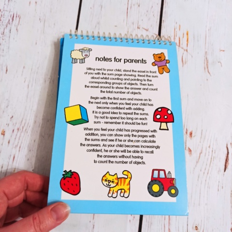 Addition flip flash pad - zestaw kart do nauki dodawania