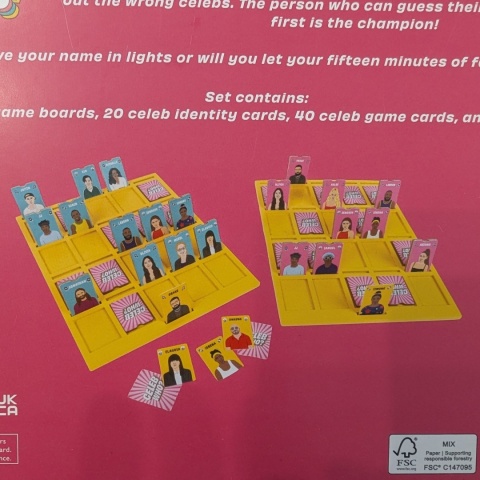 Celeb Who - guess your opponent's celeb W ŚRODKU NOWA