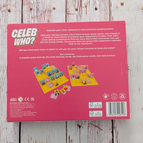 Celeb Who - guess your opponent's celeb W ŚRODKU NOWA