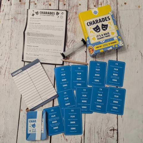 Charades - It's a race against time - gra kalambury - seriale, filmy, książki i piosenki