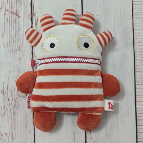 Głodny Potworek do karmienia pomarańczowo-beżowy