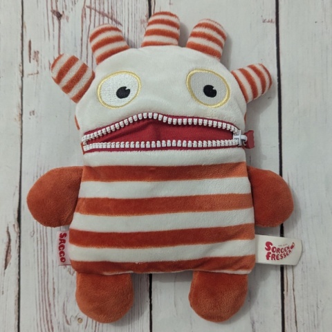 Głodny Potworek do karmienia pomarańczowo-beżowy