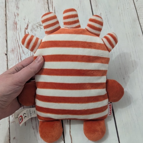 Głodny Potworek do karmienia pomarańczowo-beżowy