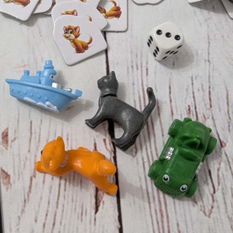 Gra Monopoly JUNIOR po angielsku - miejsca w mieście