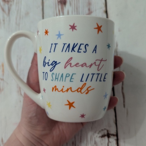 Kubek dla nauczyciela It takes a big heart to shape little minds