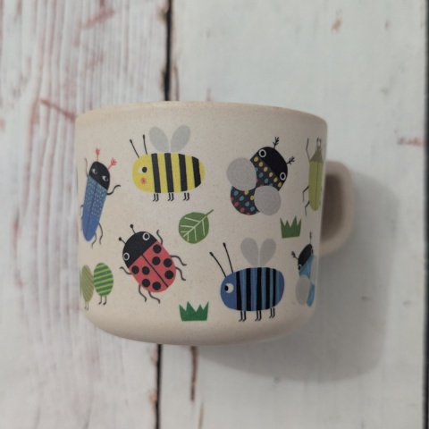 Kubek plastikowy Minibeasts - owady, robaczki, ślimak