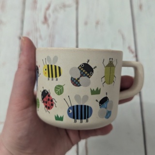 Kubek plastikowy Minibeasts - owady, robaczki, ślimak