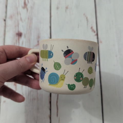 Kubek plastikowy Minibeasts - owady, robaczki, ślimak