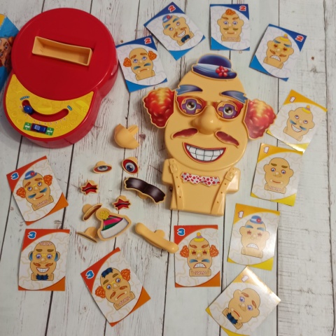 Mr Funny Face - części twarzy - gra na czas