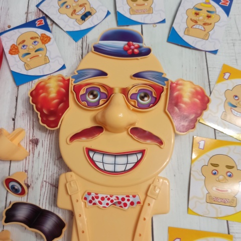 Mr Funny Face - części twarzy - gra na czas