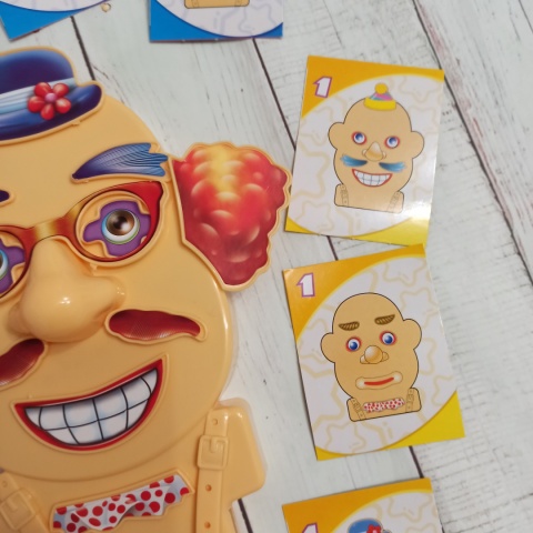 Mr Funny Face - części twarzy - gra na czas