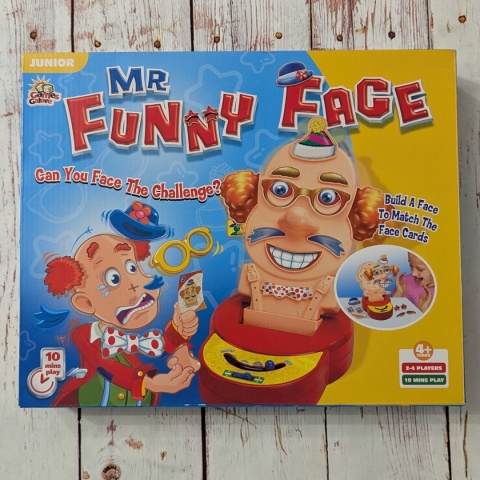 Mr Funny Face - części twarzy - gra na czas