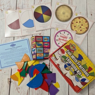 Fun with Fractions - Learning Kit - angielski zestaw do nauki z ułamkami