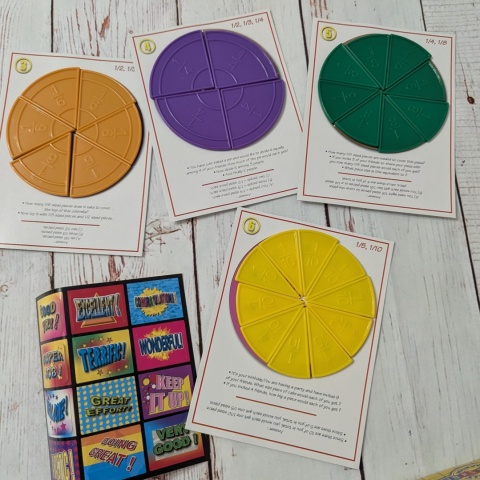 Fun with Fractions - Learning Kit - angielski zestaw do nauki z ułamkami