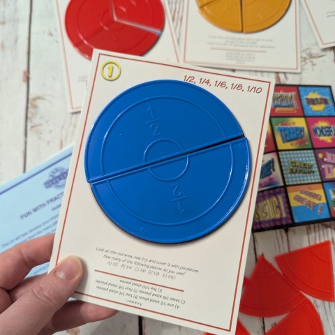 Fun with Fractions - Learning Kit - angielski zestaw do nauki z ułamkami