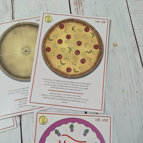 Fun with Fractions - Learning Kit - angielski zestaw do nauki z ułamkami