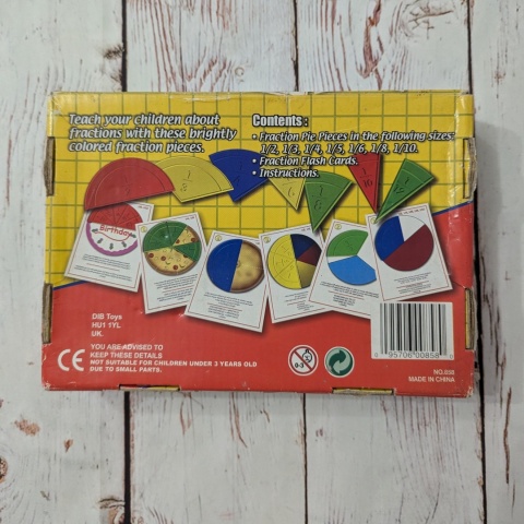 Fun with Fractions - Learning Kit - angielski zestaw do nauki z ułamkami