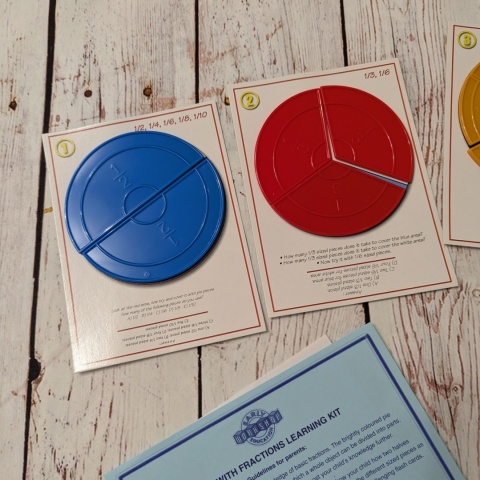Fun with Fractions - Learning Kit - angielski zestaw do nauki z ułamkami